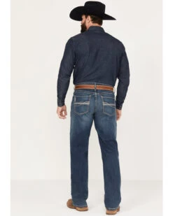 Cinch Men's Grant Medium Stonewash Relaxed Boot Performance Stretch Denim Jeans -Western Cowboy Equipment Store 2000380041 402 P3