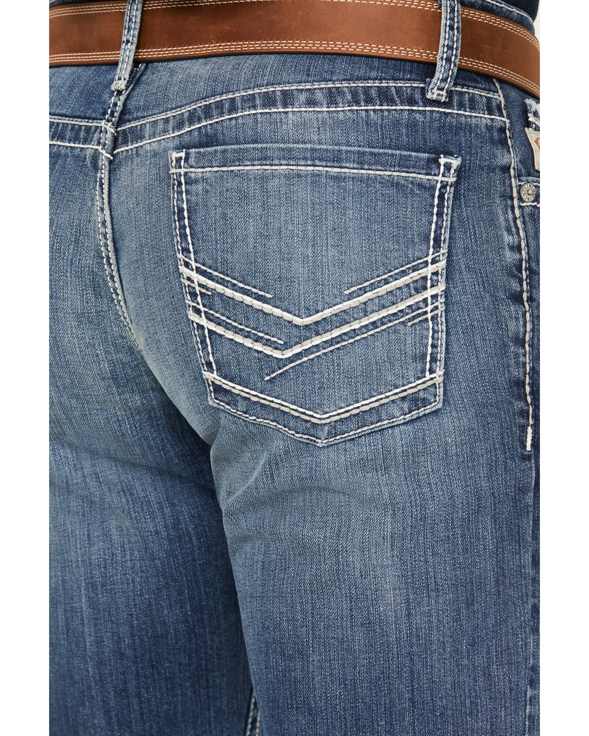 Cinch Men's Ian Medium Stonewash Slim Boot Performance Stretch Denim 4 Cinch Men's Ian Medium Stonewash Slim Boot Performance Stretch Denim - Image 4