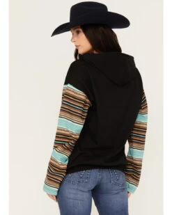 Changes Women's Serape Striped Yellowstone Hoodie -Western Cowboy Equipment Store 2000382609 442 P4