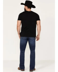 Wrangler Retro Men's Holsteiner Dark Wash Slim Boot Stretch Denim Jeans -Western Cowboy Equipment Store 2000384265 400 P3