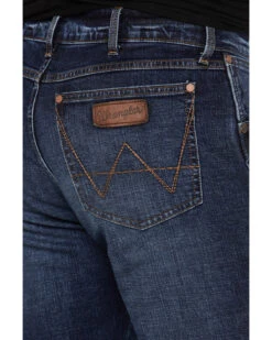 Wrangler Retro Men's Holsteiner Dark Wash Slim Boot Stretch Denim Jeans -Western Cowboy Equipment Store 2000384265 400 P4