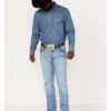 Wrangler Retro Men's 77MWZ Codigo Light Wash Slim Boot Stretch Denim Jeans