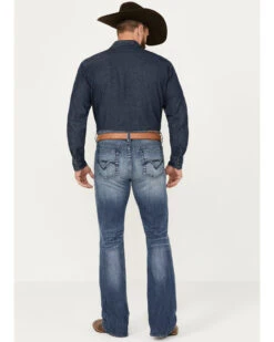 Cody James Men's Oregon Medium Wash Slim Bootcut Stretch Denim Jeans 6 Cody James Men's Oregon Medium Wash Slim Bootcut Stretch Denim Jeans -Western Cowboy Equipment Store 2000386281 414 P3