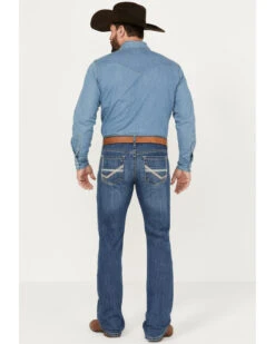 Cinch Men's Ian Medium Stonewash Slim Boot Performance Stretch Denim Jeans 6 Cinch Men's Ian Medium Stonewash Slim Boot Performance Stretch Denim Jeans -Western Cowboy Equipment Store 2000386396 402 P3