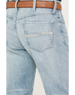 Cinch Men's White Label Light Wash Relaxed Straight Stretch Performance Denim Jeans 7 Cinch Men's White Label Light Wash Relaxed Straight Stretch Performance Denim Jeans -Western Cowboy Equipment Store 2000386397 402 P4