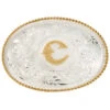 Montana Silversmiths Men's Initial "C" Buckle