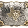 AndWest Men's Two-Tone Texas Star Belt Buckle