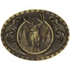 Montana Silversmiths Men's Heritage Outdoor Series Wild Stag Carved Belt Buckle